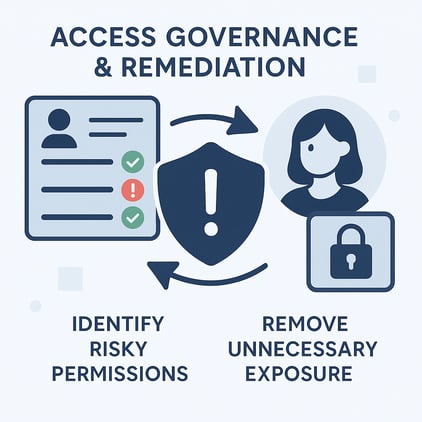 Access Governance Remediation involves a comprehensive approach to managing and overseeing user permissions across an organizations digital assets This process provides detailed insights into user access levels enabling organizations to identify and